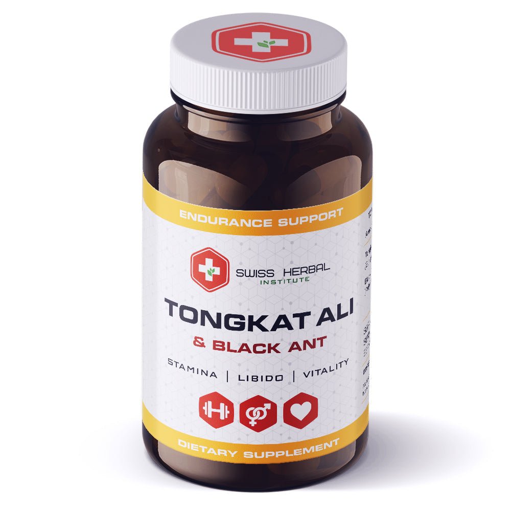 For men TONGKAT ALI + BLACK ANT, Swiss Herbal 60